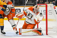 John Gibson could spend another season on the trade block - Source: Imagn
